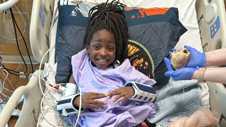 8-year-old celebrates heart transplant with festive stay at The Langham – NBC Chicago