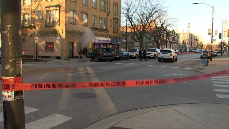 Driver crashes into building after being shot in head – NBC Chicago