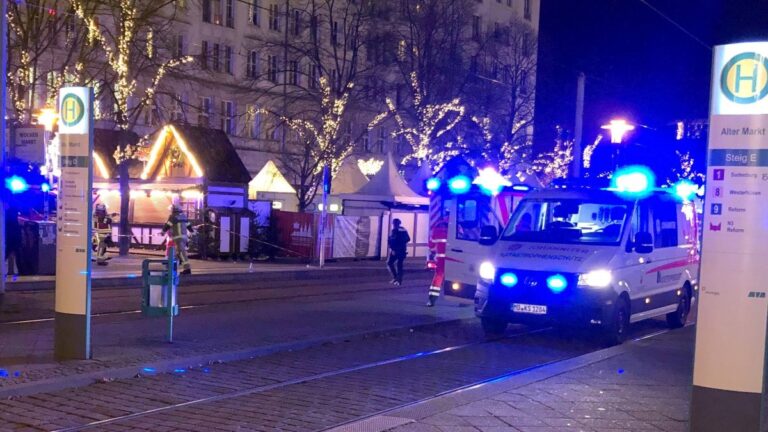 Car drives into crowd at Christmas market in Germany – NBC Chicago