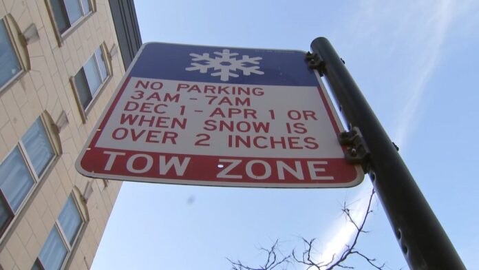 Chicago winter parking ban begins Sunday with flyers, warnings – NBC Chicago