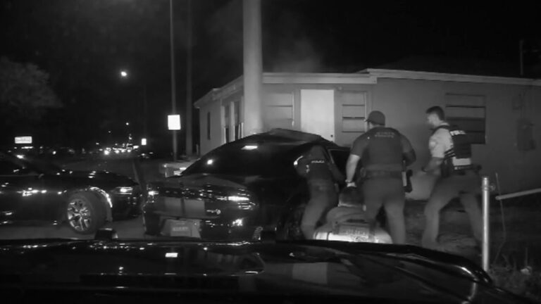 Dashcam video shows several arrests as FHP chase ends in crash in Pinewood – NBC 6 South Florida