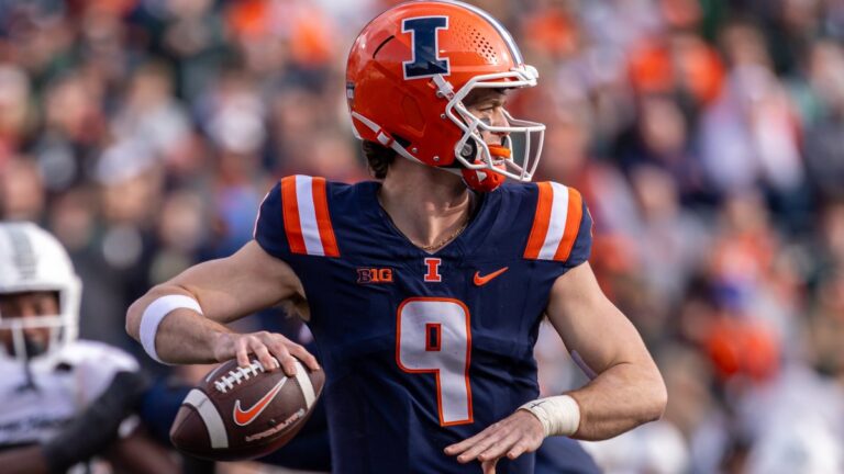 Illinois new helmet design to debut vs. South Carolina Tuesday – NBC Chicago