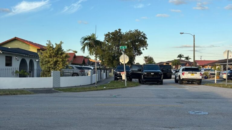 Large police presence as officers surround black van in Hialeah neighborhood – NBC 6 South Florida