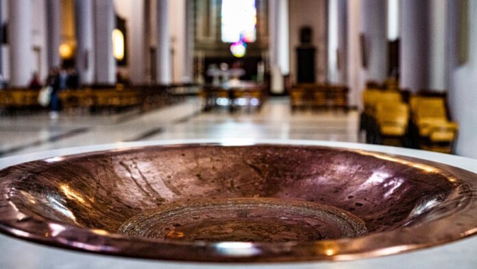 Man arrested for pouring whiskey into holy water in Maryland church – NBC4 Washington