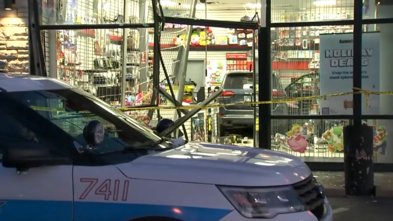 SUV slams into GameStop in West Town – NBC Chicago