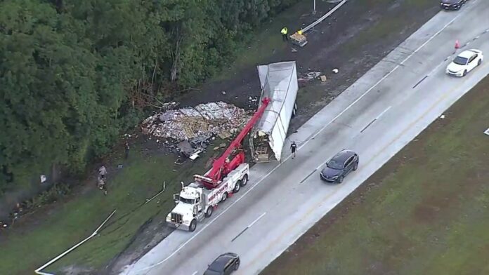 Semitruck overturns on U.S. 27 in NW Miami-Dade – NBC 6 South Florida