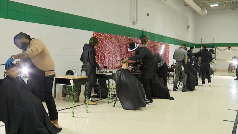 South suburban school brings in local barbers to give free haircuts to students – NBC Chicago