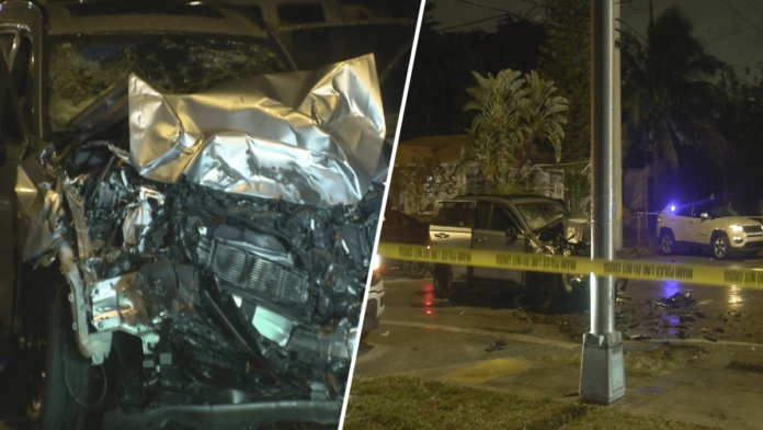 Woman of stolen SUV that crashed into county bus says thieves took everything – NBC 6 South Florida